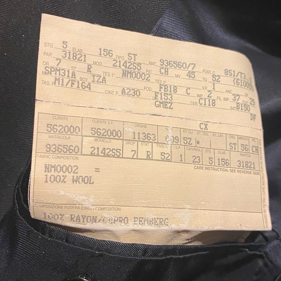 COPY - Ermenegildo Zegna Solid Trofeo Jacket 42R Black - Picture 11 of 11